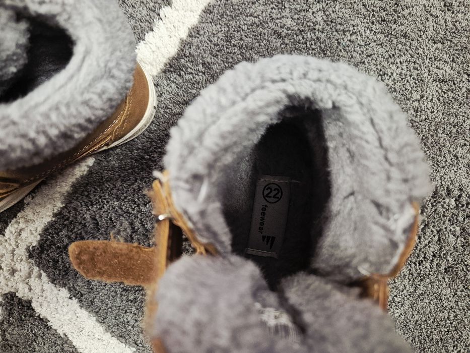Buty zimowe dla chlopca r.22