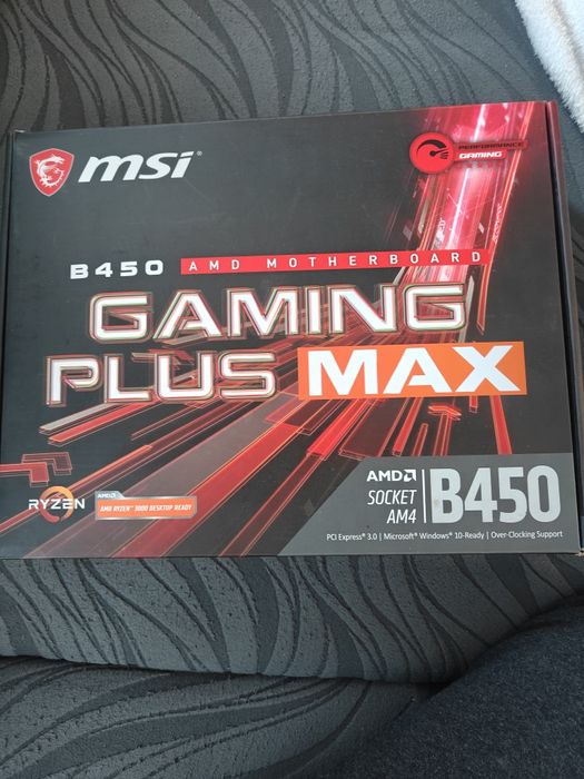 MSI B450 Gaming Max Plus + Ryzen 5 3600
Ryzen 5 3600
Cena z ogłoszenia dotyczy płyty +procesor
W pełni sprawne ,używane