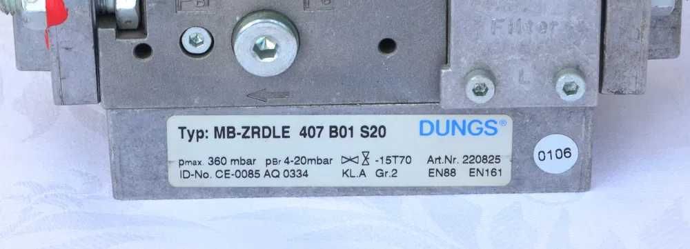Zawór gazowy Dungs MB-ZRDLE 407 B01