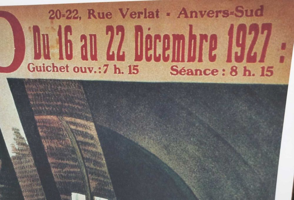 Poster  Metropolis de Fritz Lang  (TOKIO - 1927) art déco