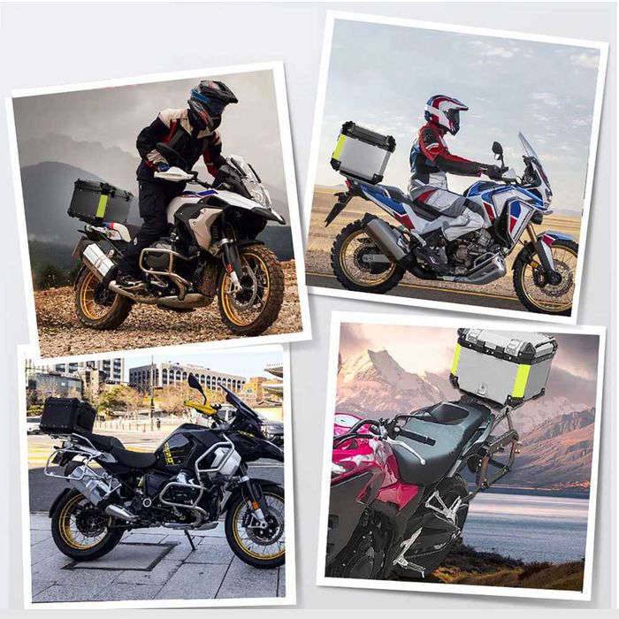 Top case alumínio 45 L / 55 L / 65 L moto cafe racer