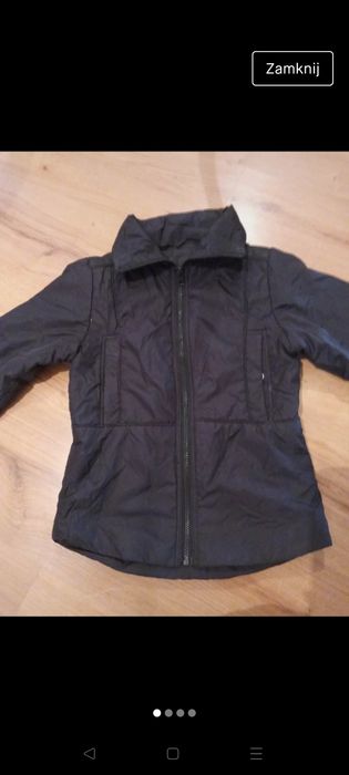 Czarna kurtka dziecięca
