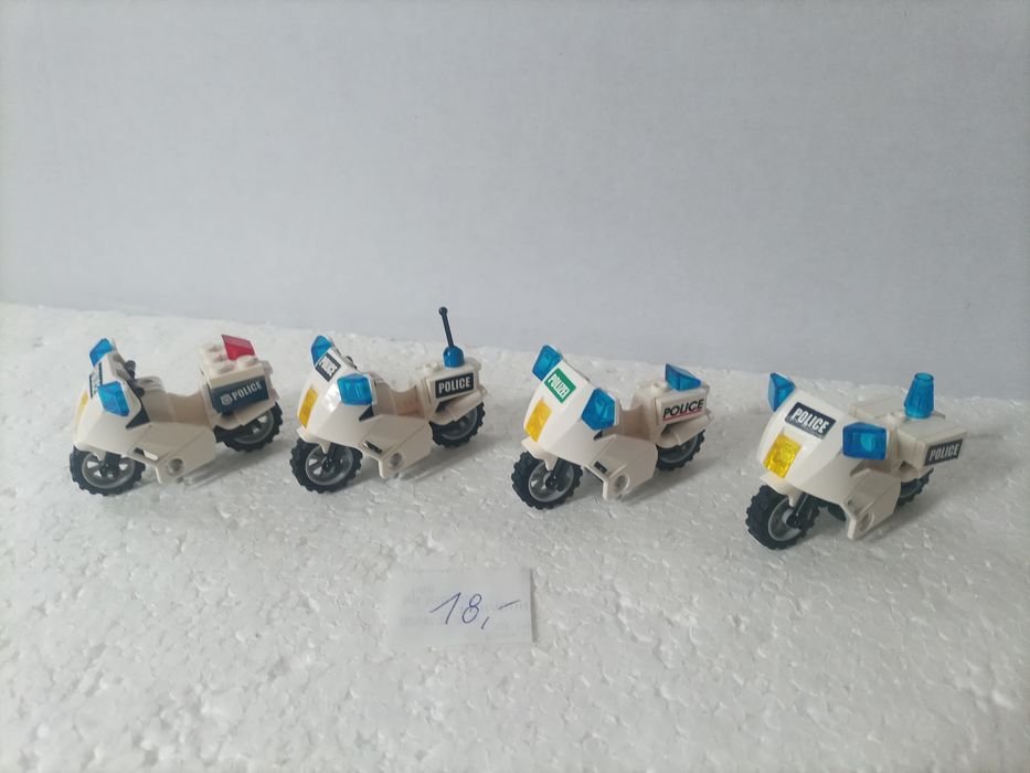 Klocki LEGO motory policyjne