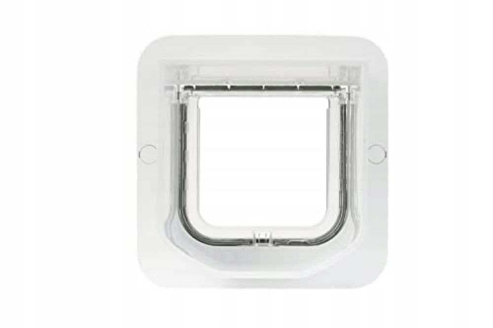 Drzwiczki wahadłowe dla kota psa SureFlap 21 x 21 cm białe odczyt chip