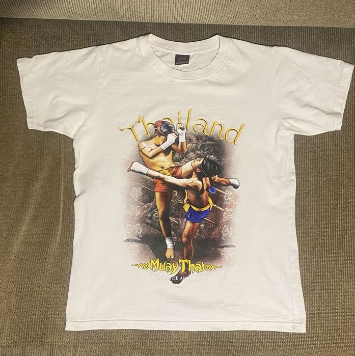 Футболка Muay Thai , Оригинал, винтаж 90- х