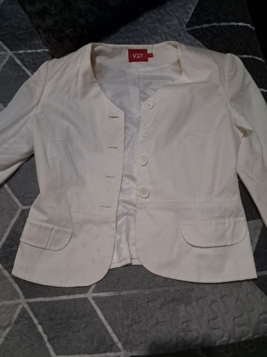 Casaco blazer branco