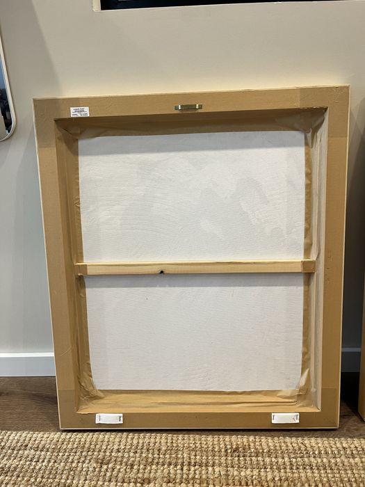 Quadro em gesso acrilico com moldura em pinho - 75*65 cm