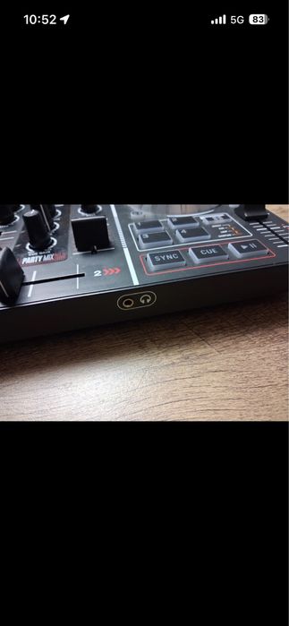 Controlador DJ mesa de mistura numark