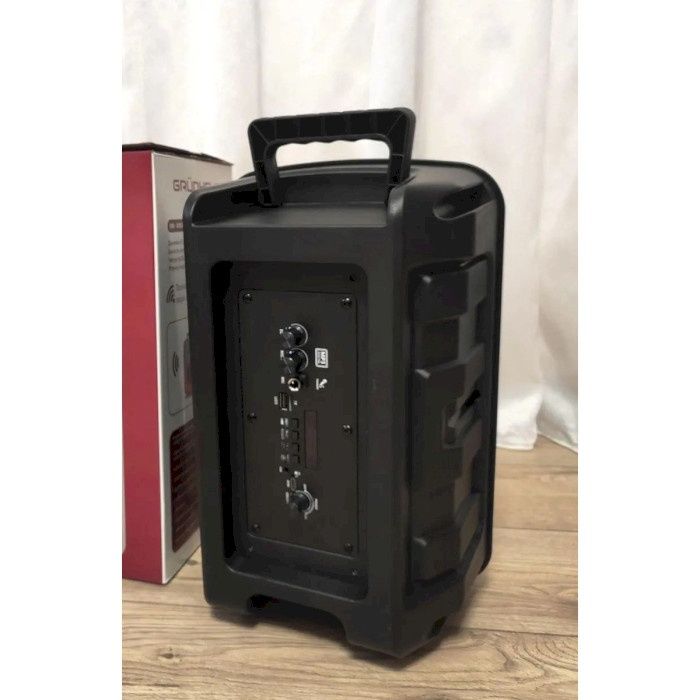 Колонка Bluetooth + караоке Grunhelm GW-818BM  мікрофон пульт