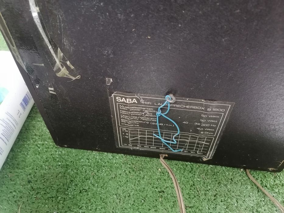 Kolumny saba gramofonowe vintage