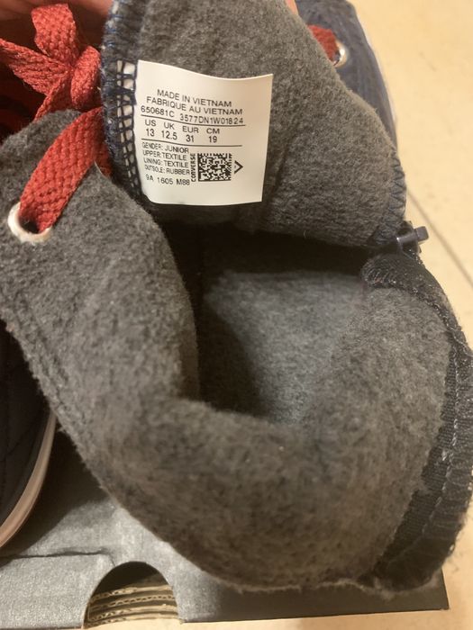 Adidasy Converse All Star Hi Side Zip Tex stan idealny