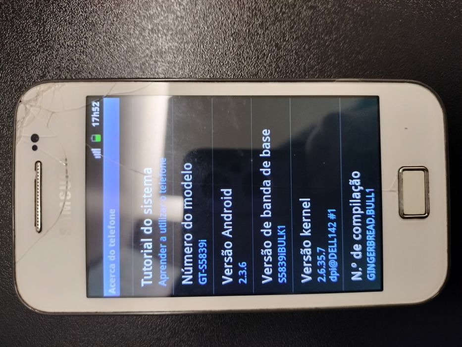 Samsung Galaxy a funcionar