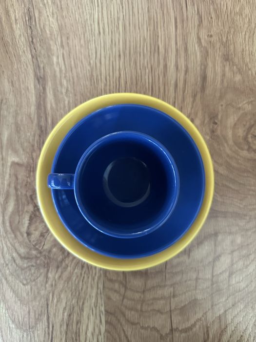 Serviços de chá e café Vista Alegre - Porcelana Azul e Amarela