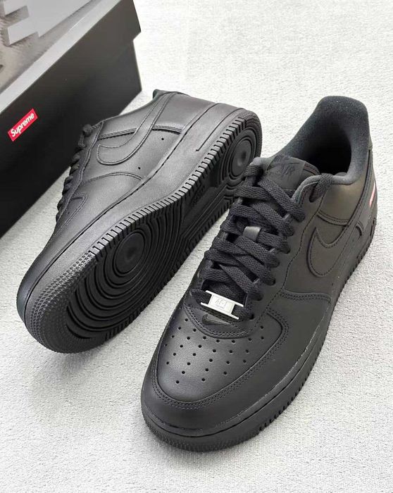 Nike Air Force 1 Low Supreme Black R.46