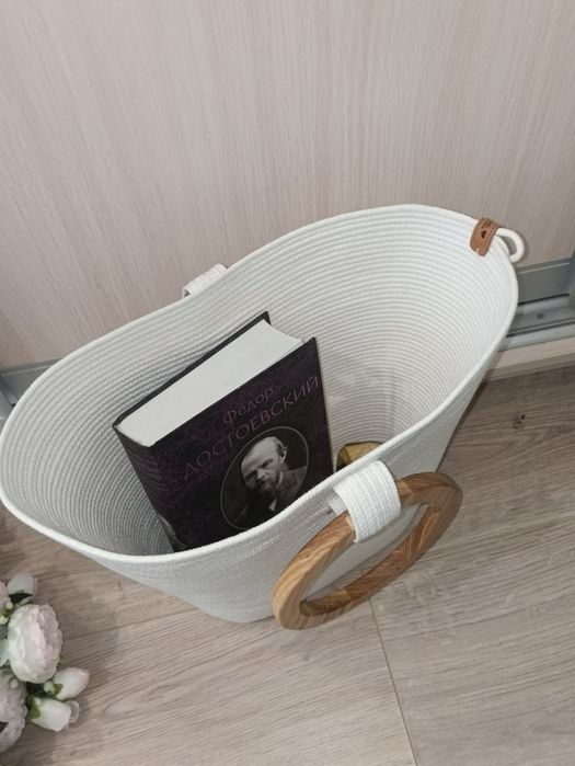 Сумка плетеная , соломенная , рустик