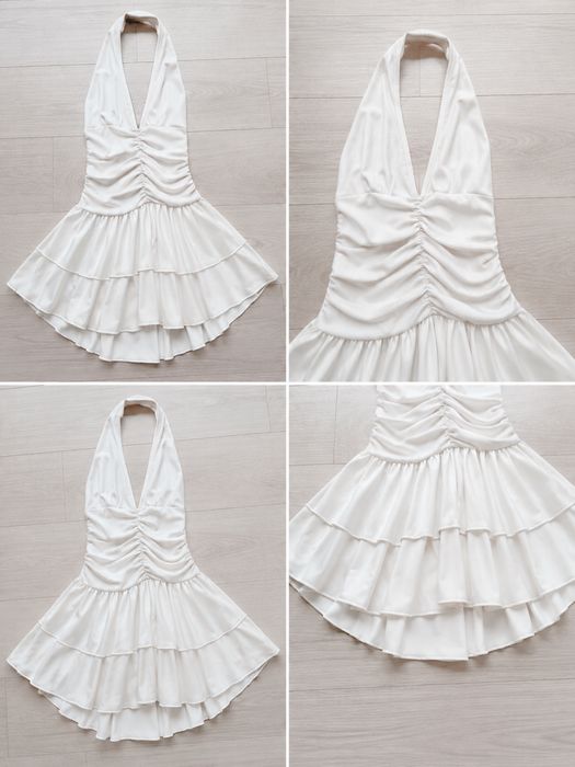 cute white mini dress