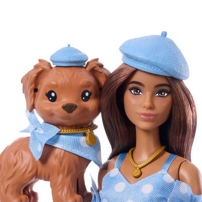 Лялька Barbie Twinning Looks Doll with Pet Dog Барбі Парні образи- лялька та собака