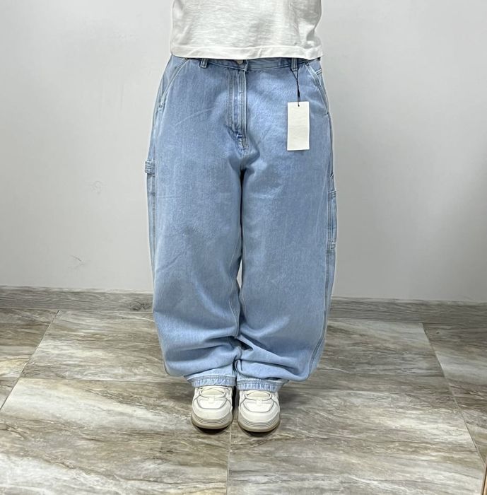 Нові широкі світлі джинси BAGGY carpenter широкие джинсы Carhartt type