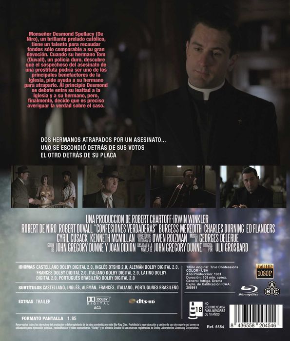 Confesiones Verdaderas/A Absolvição (Blu-Ray)-Legendas Brasileiro