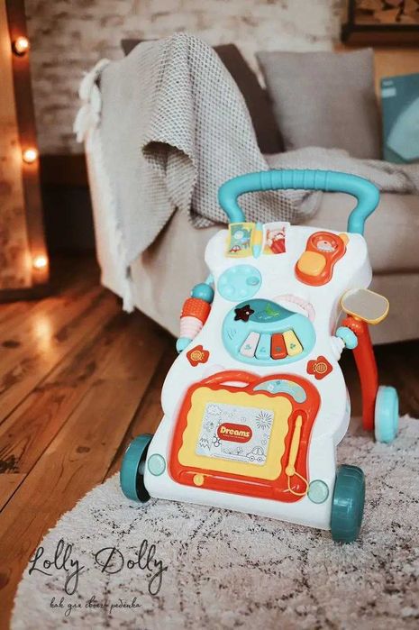 Ходунки-каталка LimoToy досточка/піаніно/брязкальце HE0819