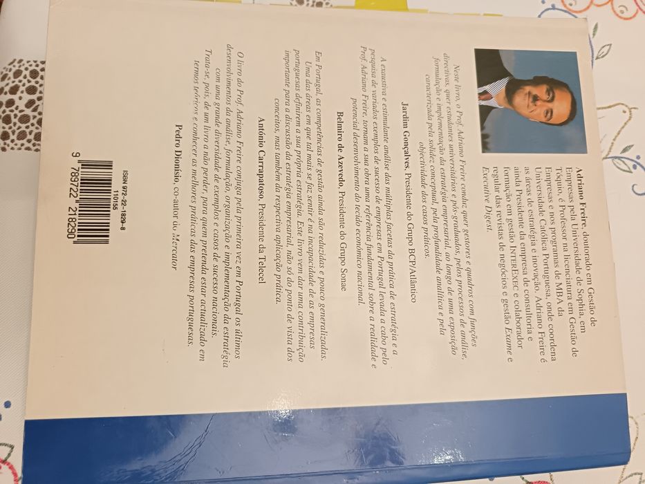 Livro Estratégia em Portugal, de Adriano Freire