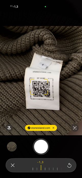 Кофта Халф Зіп Stone Island Grey S-2xl