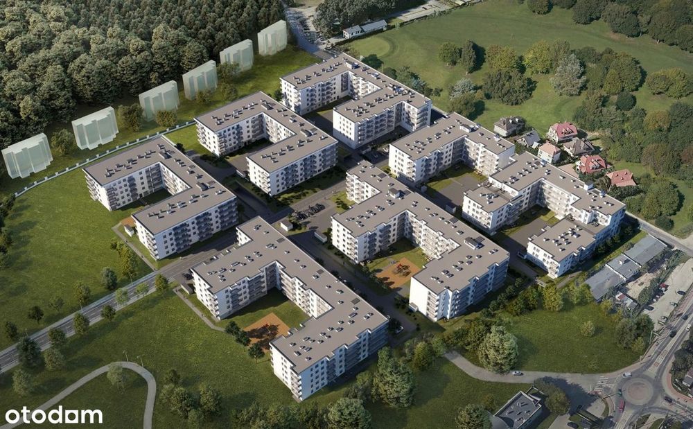 2-pokojowe mieszkanie 39m2 + balkon Bezpośrednio