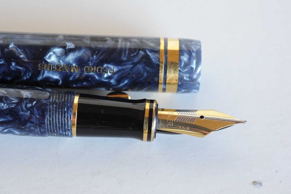 Parker Duofold Centenial caneta aparo nib F 18k