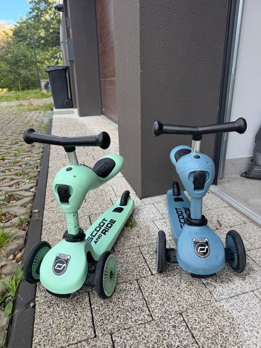 Jeździk hulajnoga scoot and ride kolor niebieski