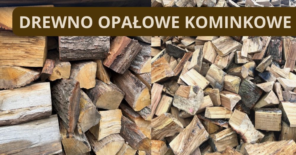 Drewno opalowe kominkowe SOSNA DĄB BRZOZA OLCHA BUK GRAB