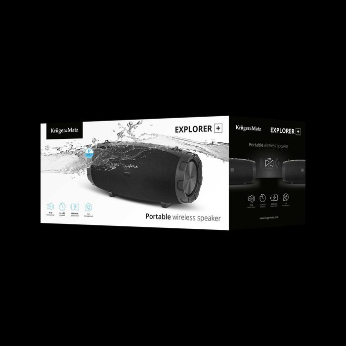 Kruger&Matz Explorer+ Głośnik Bluetooth EM-AUDIO Tomaszów Lub RATY 0% Wysyłka Gratis !!
