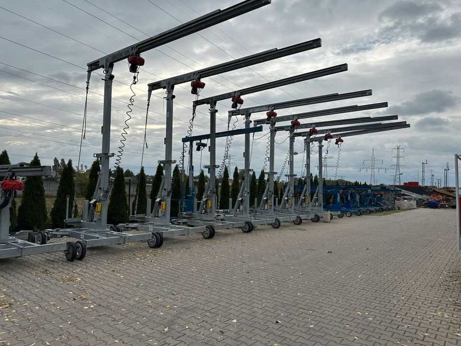 Mini Dźwig budowlany LISSMAC LMK 400 TFE Minikran Silka Bloczki żuraw