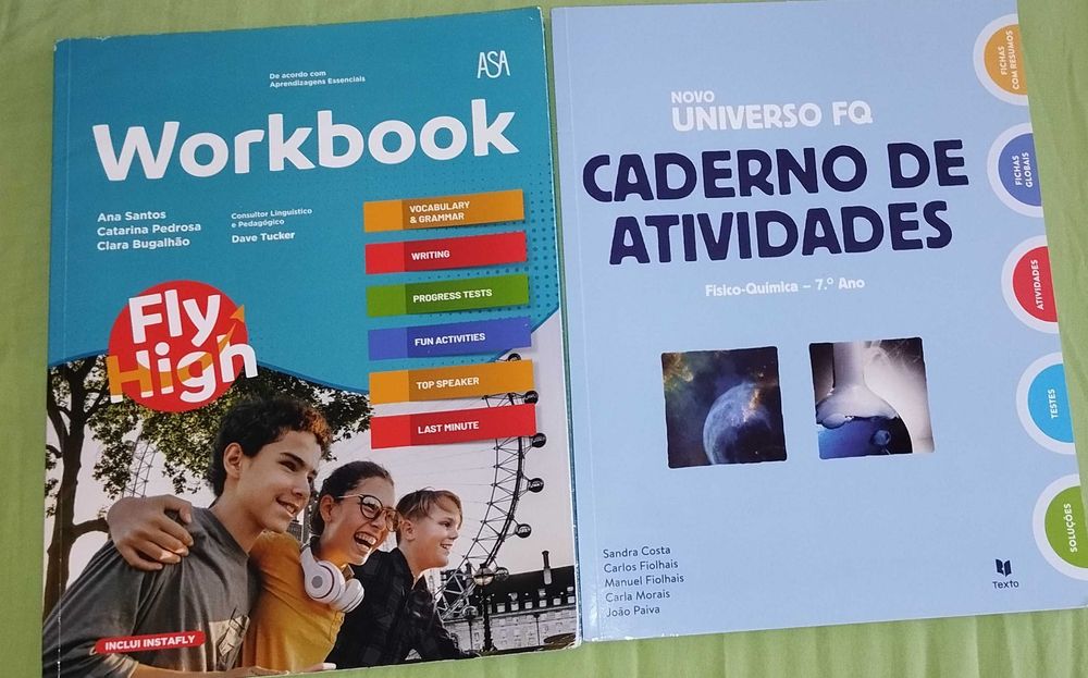 Livros de atividades e Manuais escolares