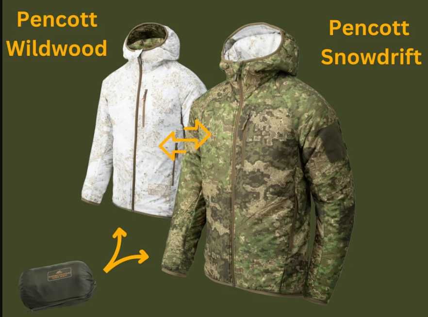 ‼️HELIKON TEX WOLFHOUND REVERSIBLE hoodie куртка 2 колірна двостороння