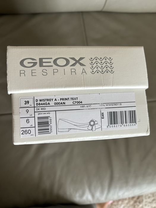 Baleriny geox r. 39