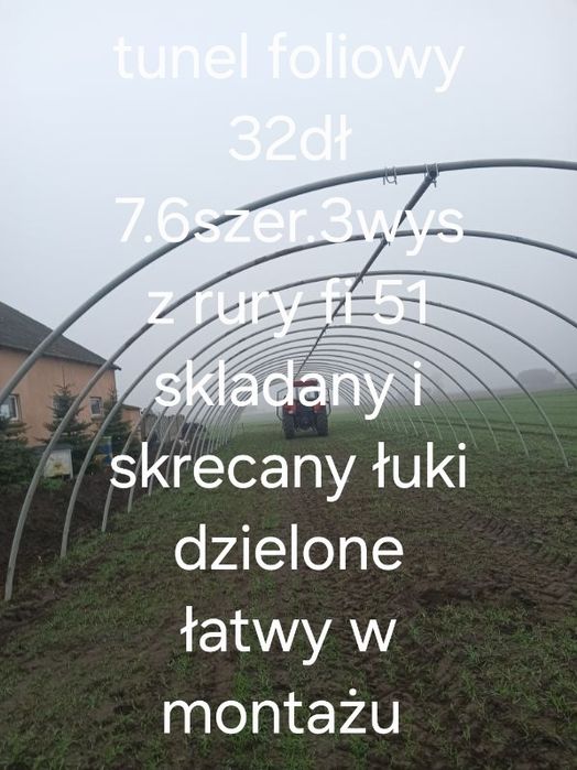 Tunele foliowe 8szt
