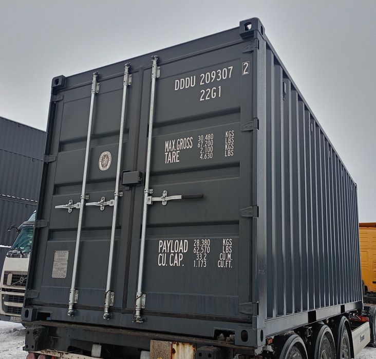 Kontener morski magazynowy 6 metrowy (20'DC) NOWY