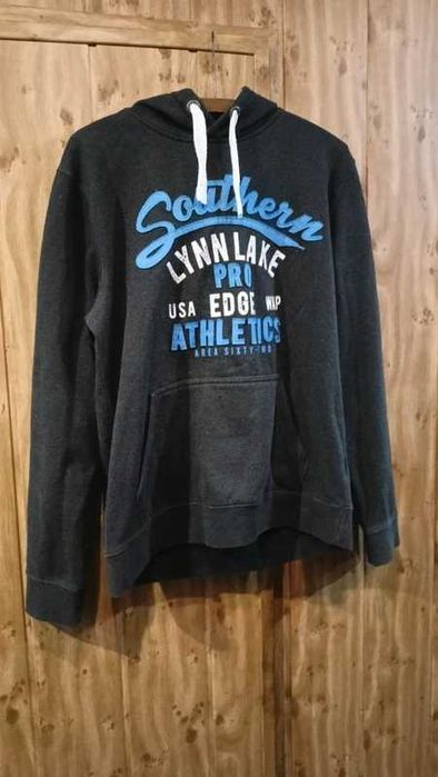 Ciemna męska bluza z kapturem hoodie rozmiar M