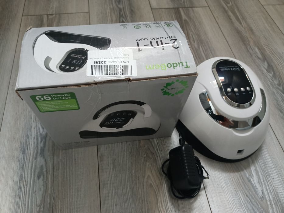 TudoBem Profesjonalna lampa UV do paznokci żelowych, UV LED