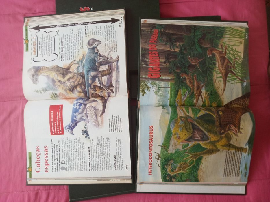 5 Volumes DINOSSAUROS ( Completa ) lote ouro