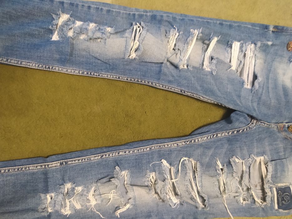 Штаны джинсовые бойфренды женские размер 26