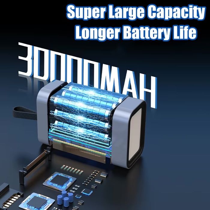 Powerbank 30000 mah + LED