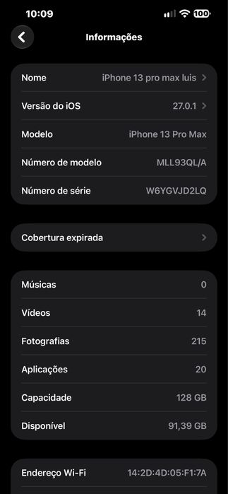 Troco iphone 13 pro max 128 gb (ler anuncio)