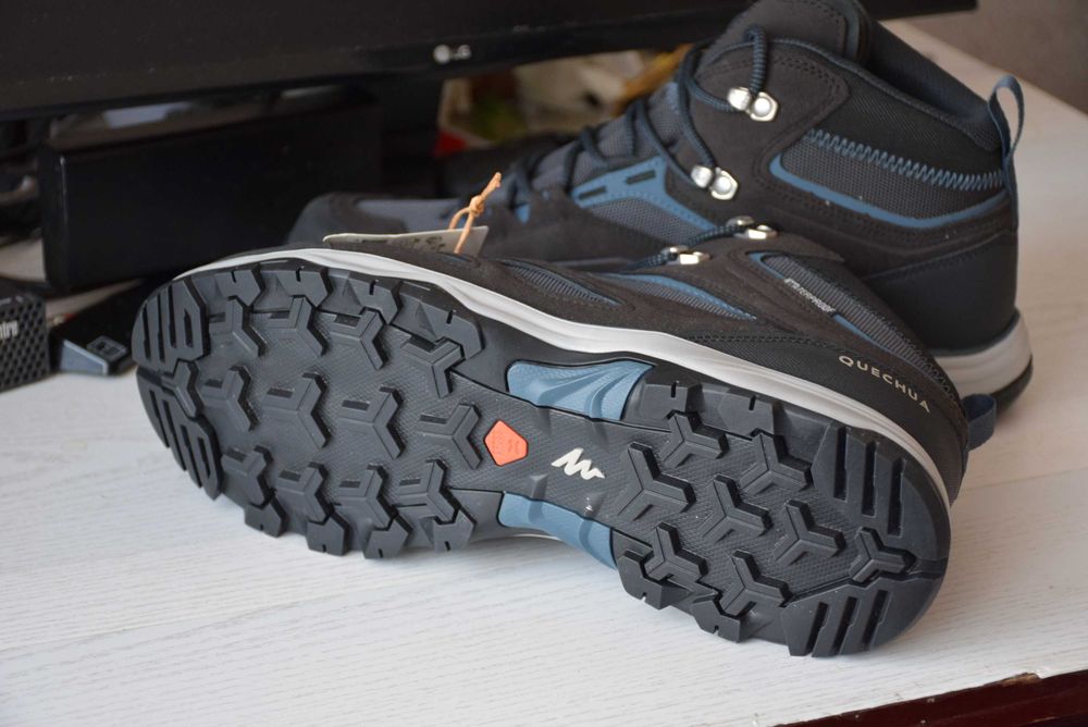 МЕГА ХИТ Ботинки мужские туристические походные на мембране 43 Quechua