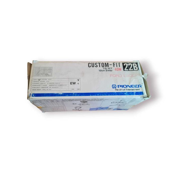 Par de Colunas Pioneer TS-127 Custom-Fit 22B – 12 cm (4,7″) – 40W – 4Ω