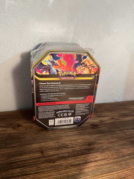Pokemon TCG: Mega Charizard Tin: Mega Charizard X ex