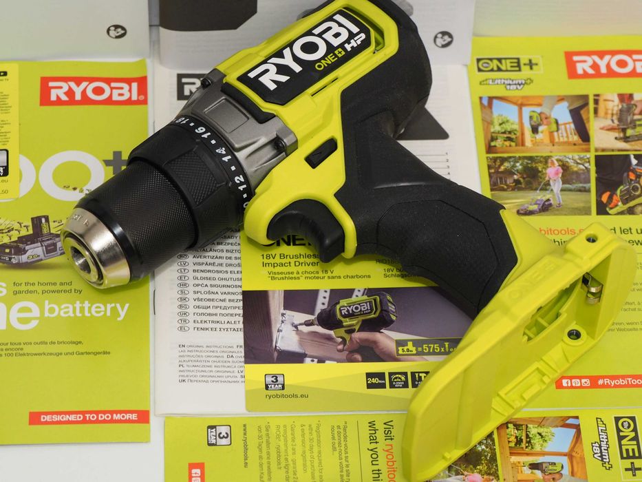 RYOBI RDD 18 X wkretarka bezszczotkowa Moc 95Nm Germany