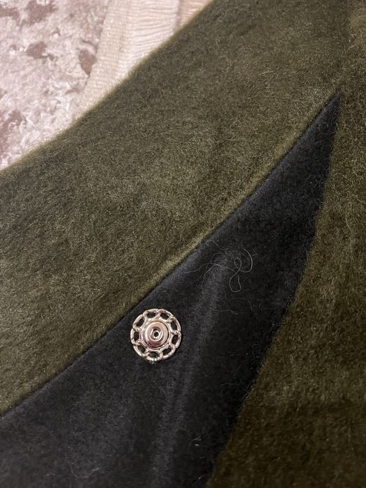 Капор новый изумрудный очень теплый зеленый