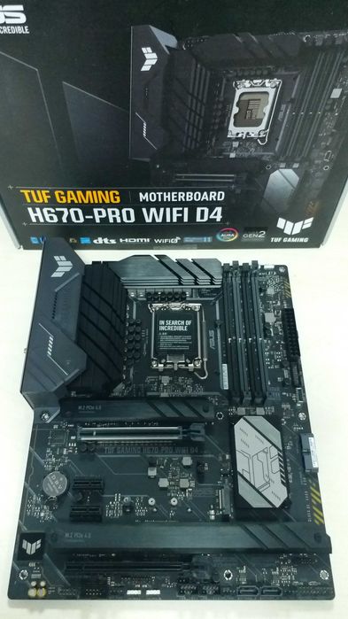 Плата ASUS TUF Gaming H670-PRO WiFi D4 сокет 1700: 4 999 грн ...