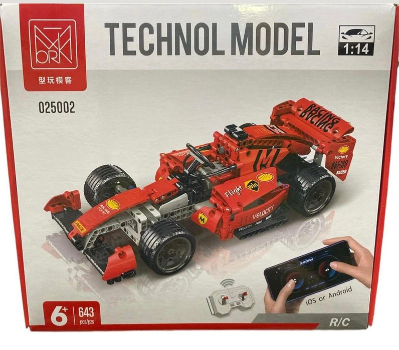 Zestaw klocki auto sterowane +pilot